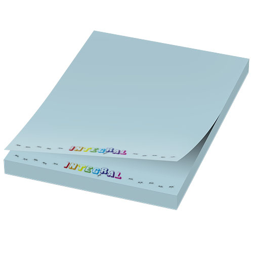 Pense-bêtes autocollants personnalisables 5 x 7,5 cm Bleu clair